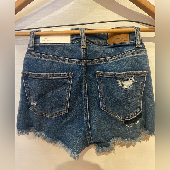 New American Eagle Outfitters Ripped Mom Short Stretch Size 23 - Picture 2 of 2